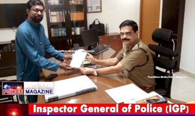 Inspector General of Police(IGP) - Trichy Central Zone Dr.A.AMALRAJ IPS