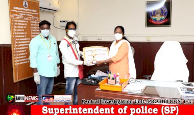 Superintendent of police Tmt G.Subulakshmi Central Investigation Unit (PROHIBITION)